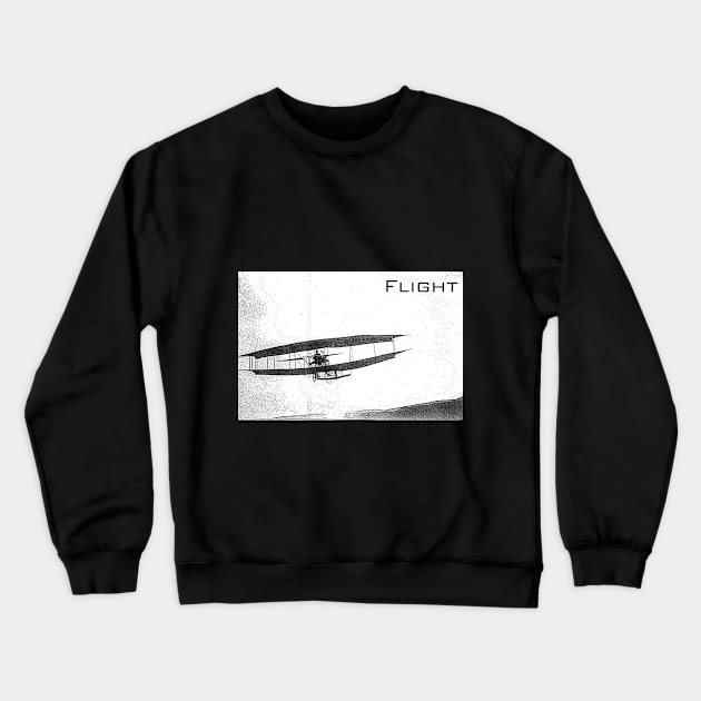 Flight Crewneck Sweatshirt by 3ric-